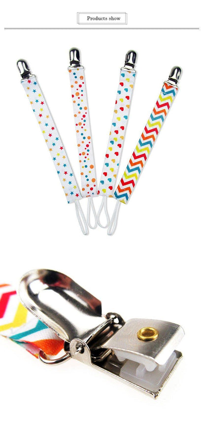 4pcs Pacifier Clips