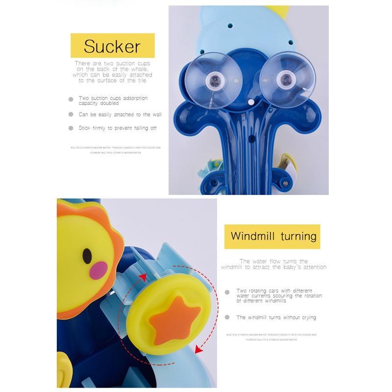 Snail Whale Bath Toy