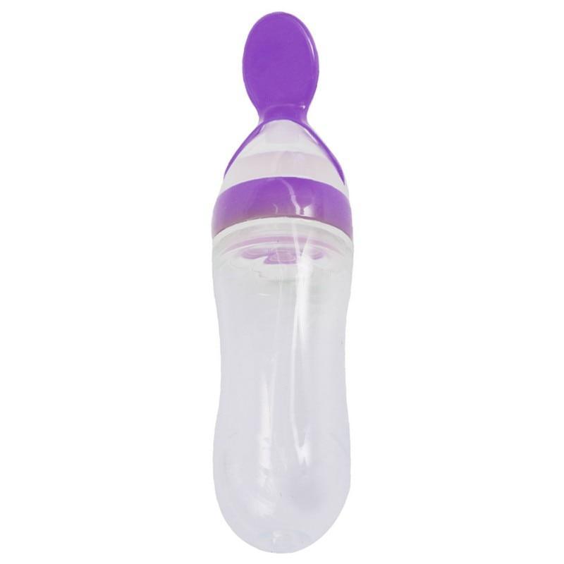 Silicone Bottle w/ Spoon
