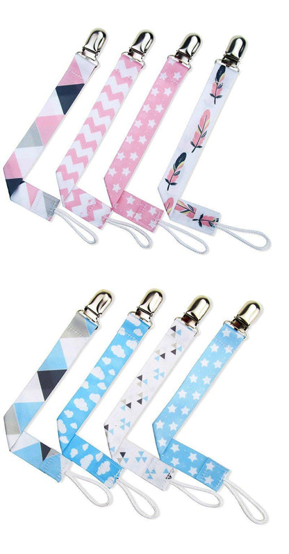 4pcs Pacifier Clips