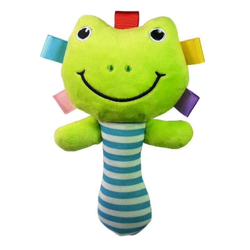Cartoon Plush Rattle Toy
