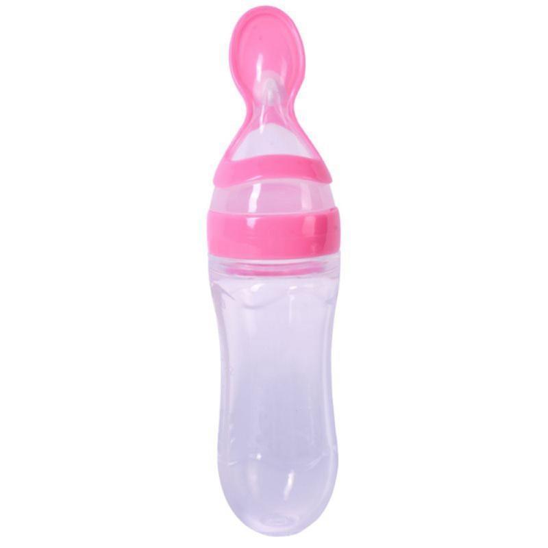 Silicone Bottle w/ Spoon