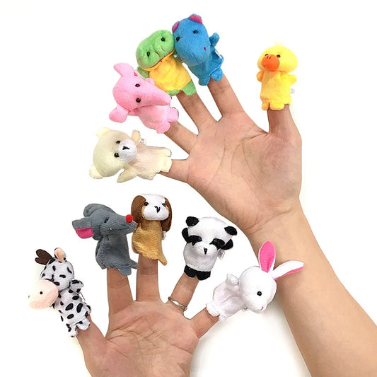 Soft Animal Finger Puppets