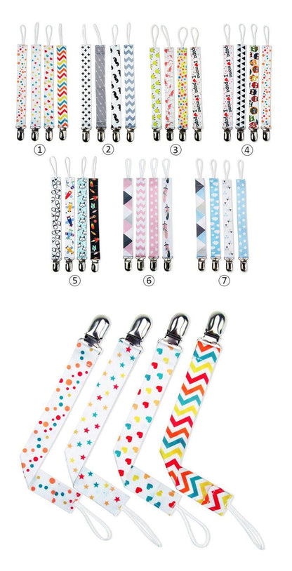 4pcs Pacifier Clips