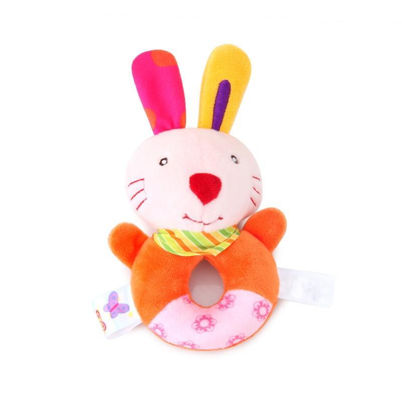 Cartoon Plush Rattle Toy