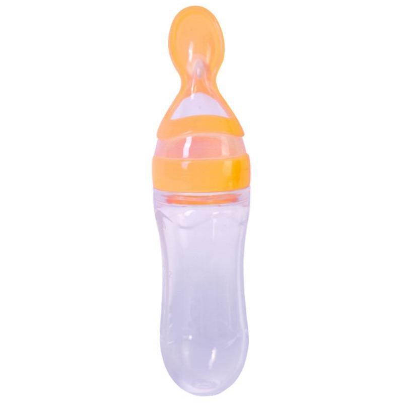 Silicone Bottle w/ Spoon