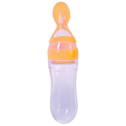 Silicone Bottle w/ Spoon