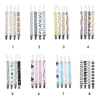 4pcs Pacifier Clips