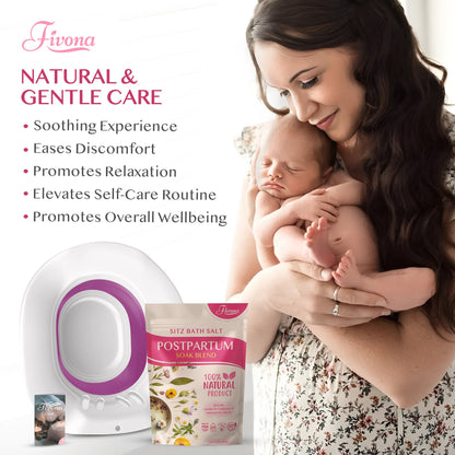 2-in-1 Sitz Bath Soak Kit for Postpartum Care