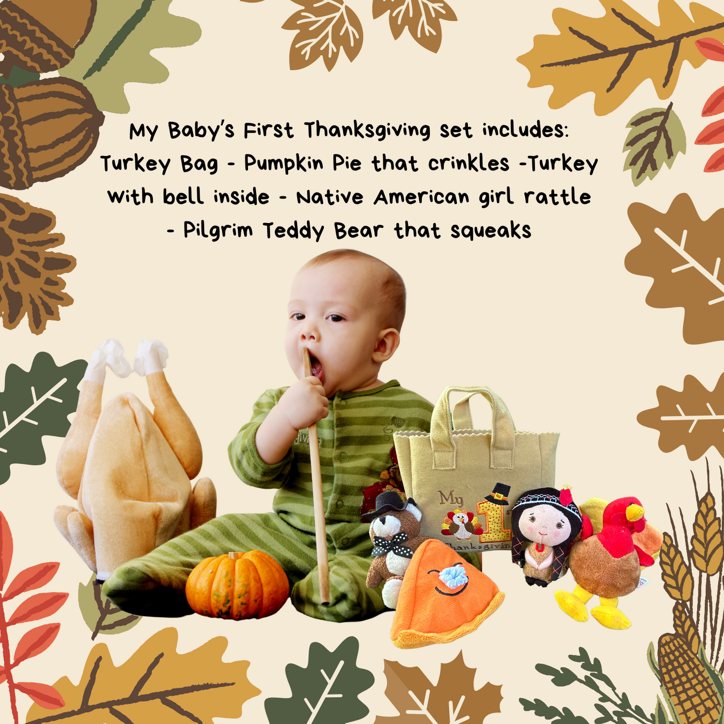My First Thanksgiving Fill & Spill Playset
