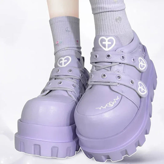 Cross+Heart Platform Shoes