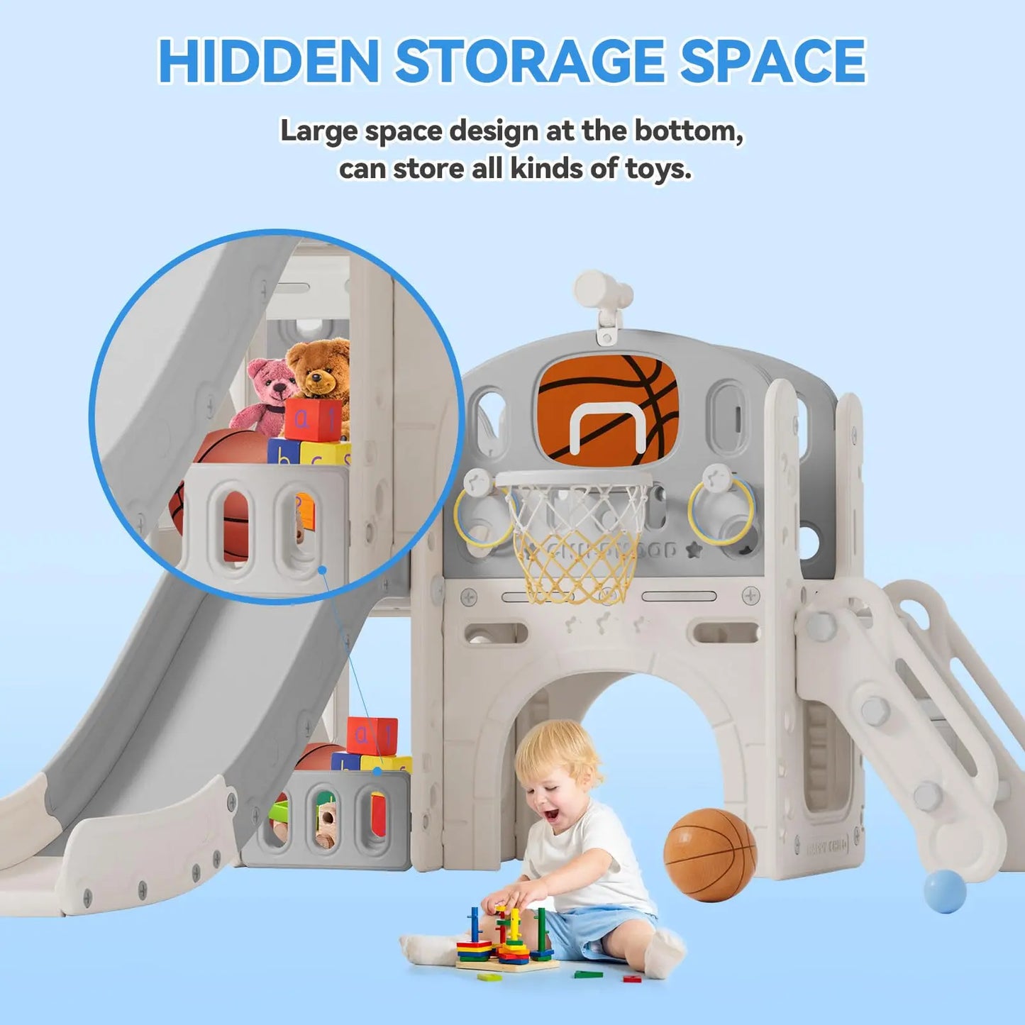 8-in-1 Slide & Playset