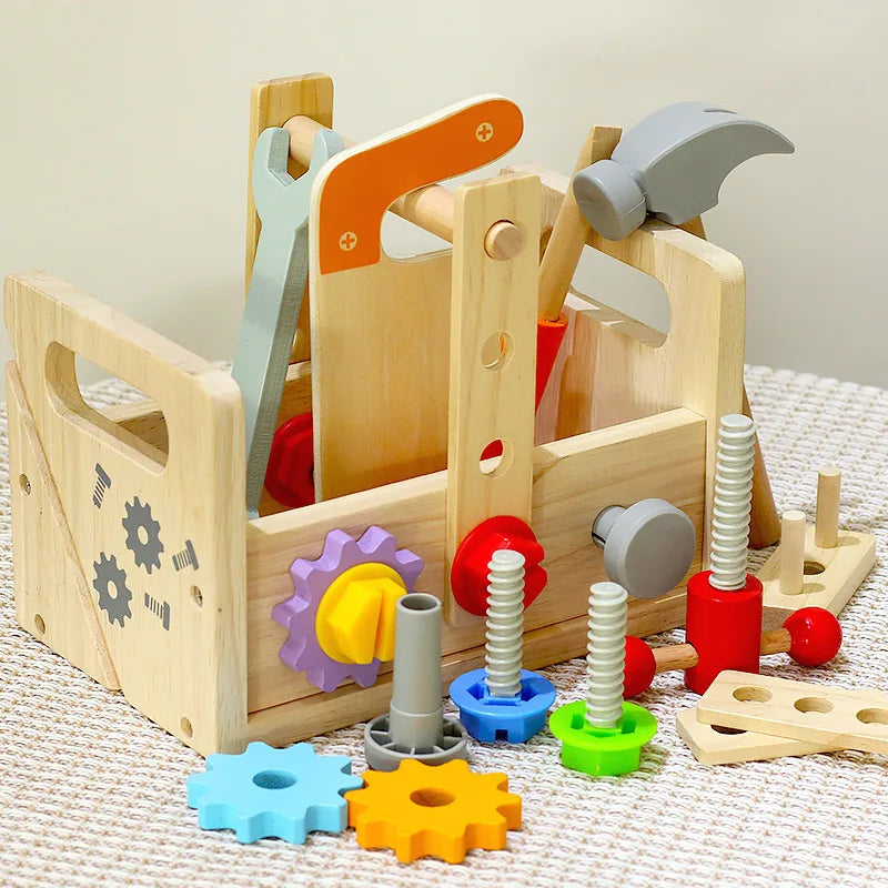 Wooden Toolbox Pretend Play Set