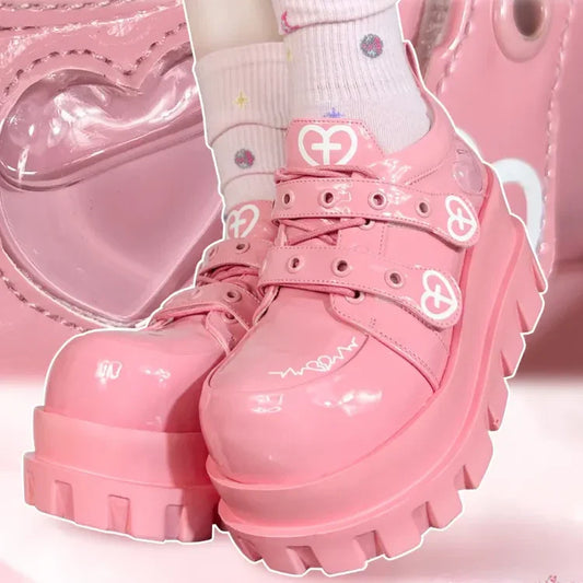 Cross+Heart Platform Shoes