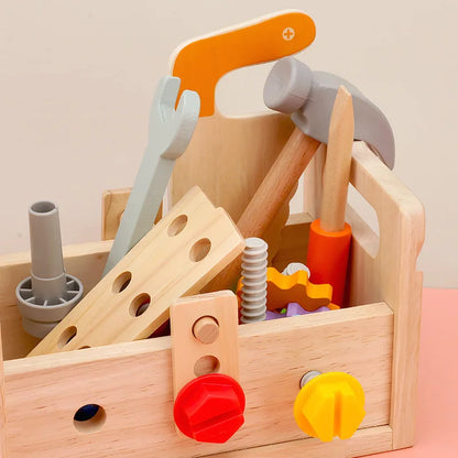 Wooden Toolbox Pretend Play Set