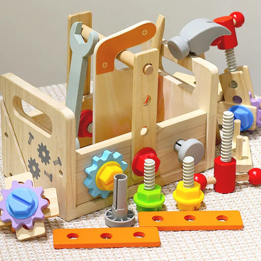 Wooden Toolbox Pretend Play Set