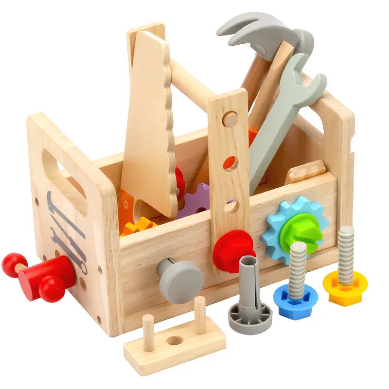 Wooden Toolbox Pretend Play Set
