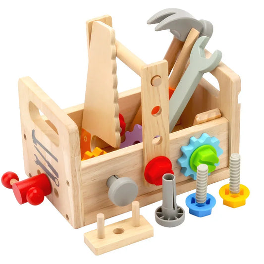 Wooden Toolbox Pretend Play Set
