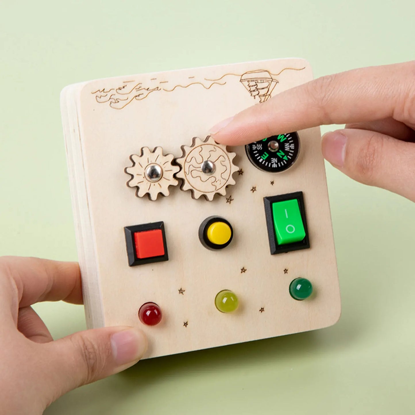 LED Light Switch Busy Board