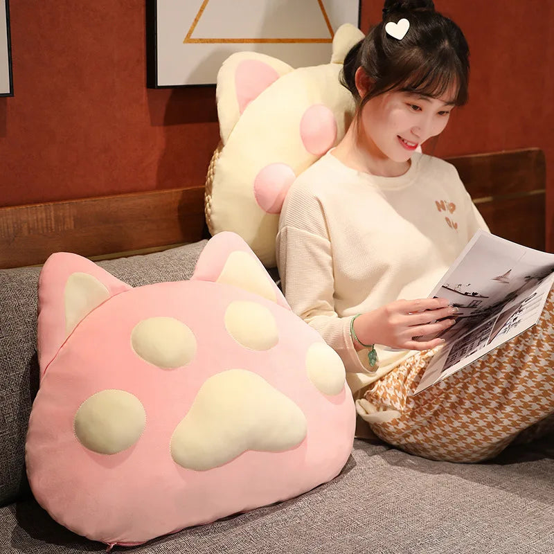 Giant Cat-Paw Pillows