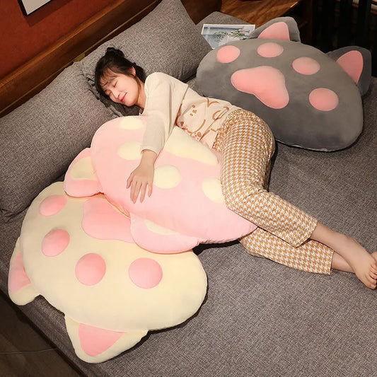 Giant Cat-Paw Pillows