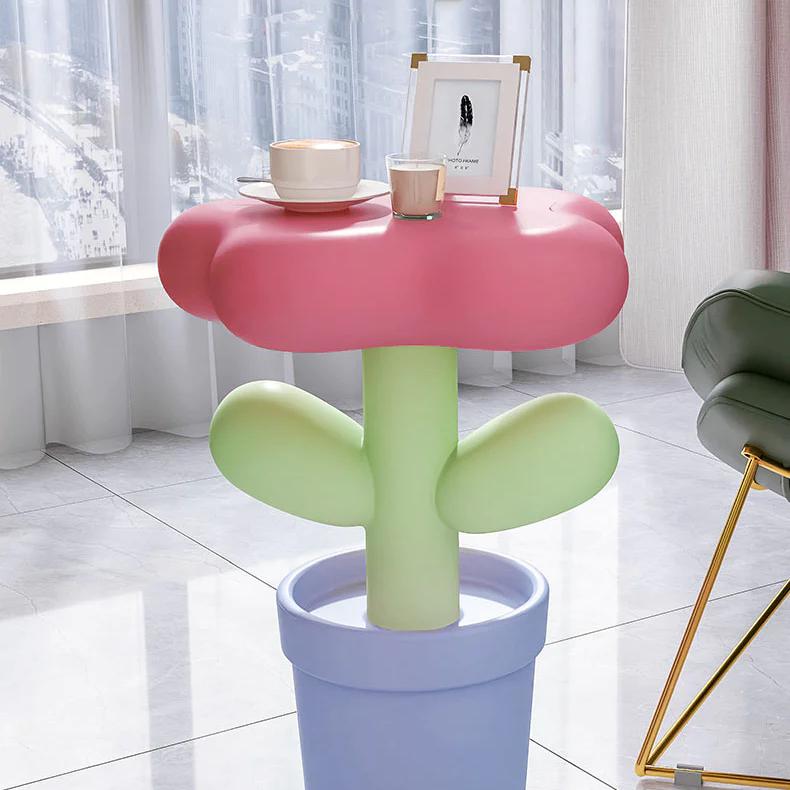 Pastel Flower Side Tables
