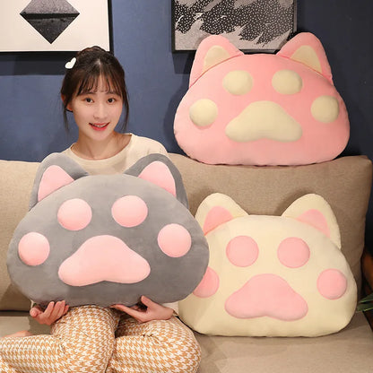 Giant Cat-Paw Pillows