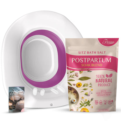 2-in-1 Sitz Bath Soak Kit for Postpartum Care