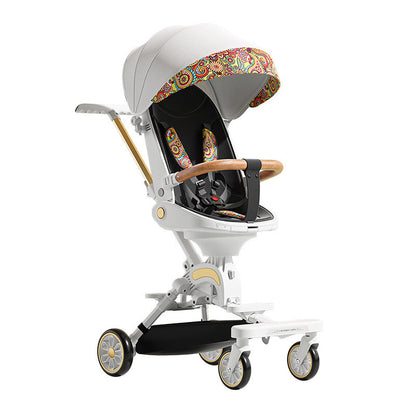 Sit/Lie Flat Two-way Folding Stroller