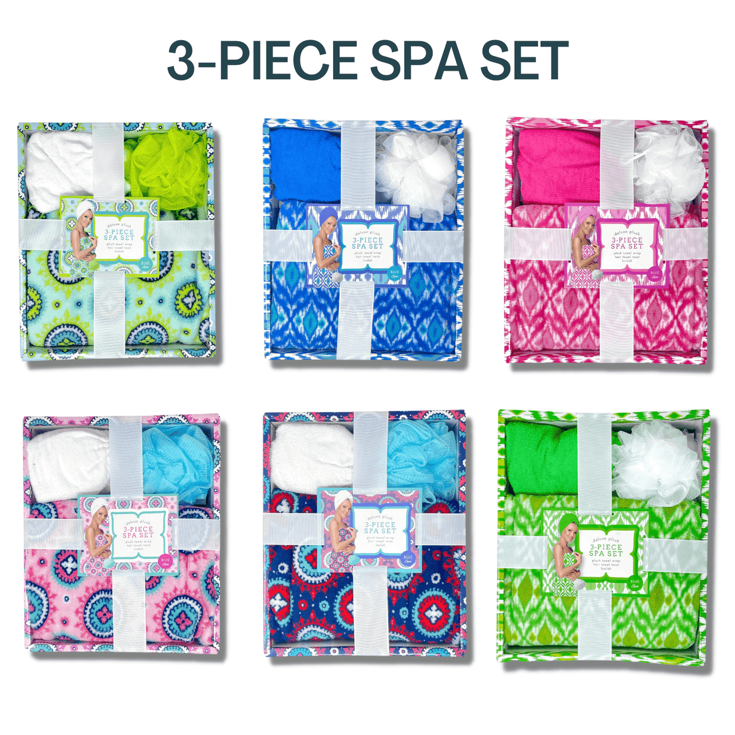 Deluxe 3-Piece Bathroom Spa Set