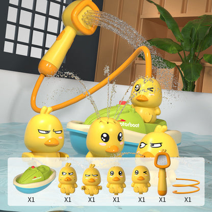 Cute Spray Duck w/ Shower Boat