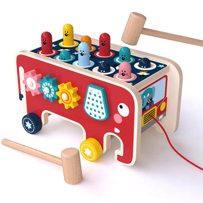 Tug Along Animal Bus