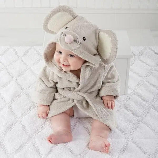 Cute Soft Mini Cartoon Bathrobes