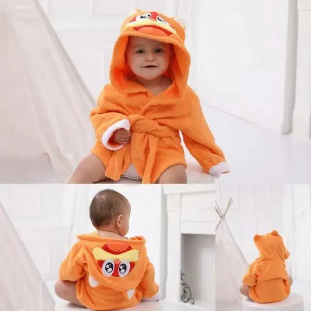 Cute Soft Mini Cartoon Bathrobes