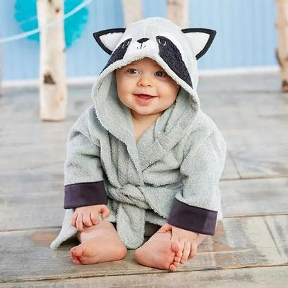 Cute Soft Mini Cartoon Bathrobes