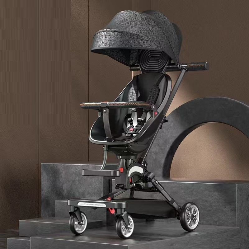 Sit/Lie Flat Two-way Folding Stroller