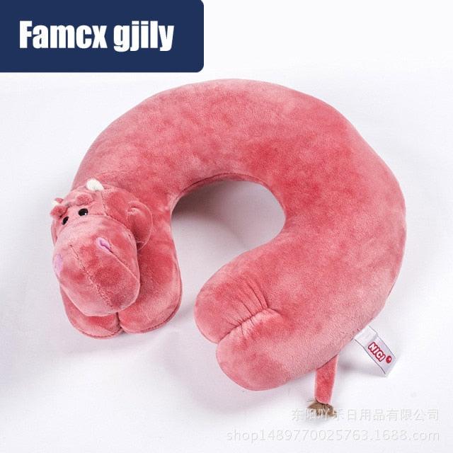 U-shaped Animal Travel Pillow