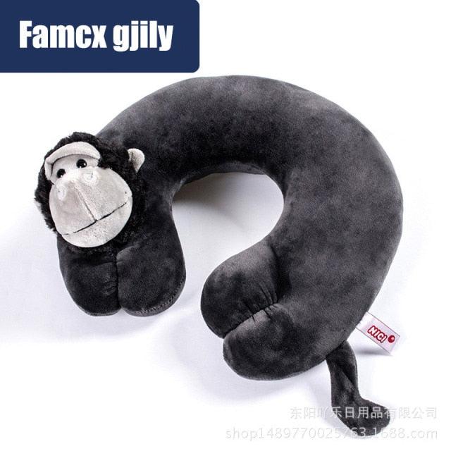U-shaped Animal Travel Pillow