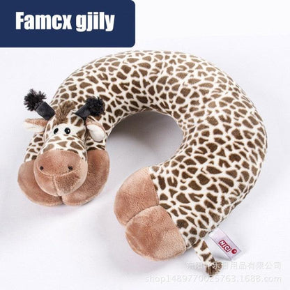 U-shaped Animal Travel Pillow