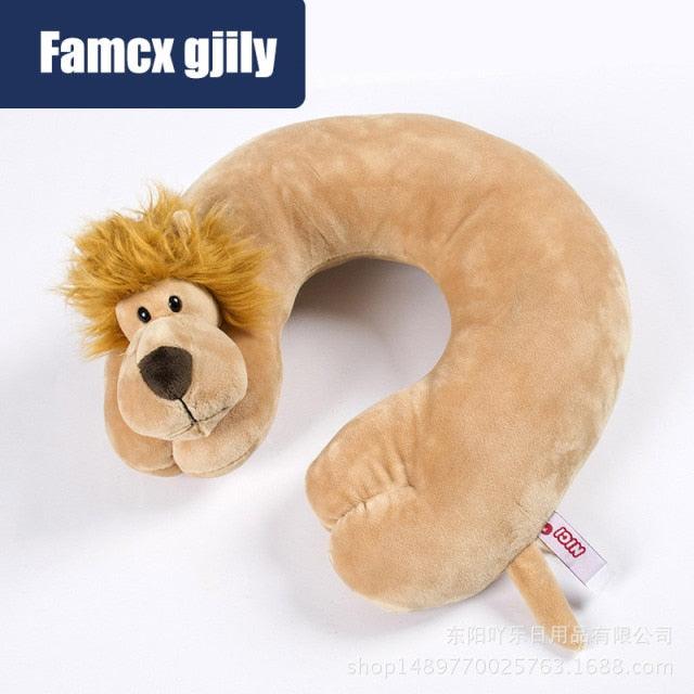 U-shaped Animal Travel Pillow