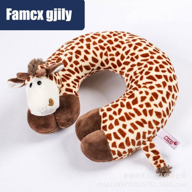 U-shaped Animal Travel Pillow