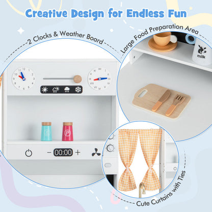 Kitchen Playset w/ Microwave & Coffee Maker