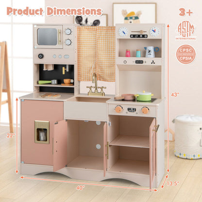 Kitchen Playset w/ Microwave & Coffee Maker