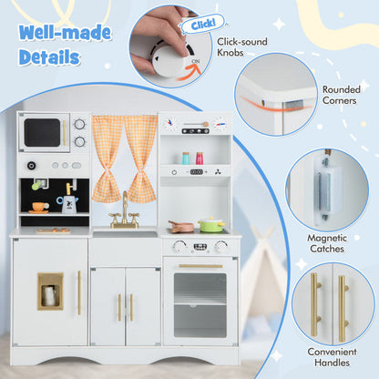Kitchen Playset w/ Microwave & Coffee Maker
