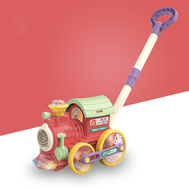 Automatic Bubble Cart Toy with Sound and Light