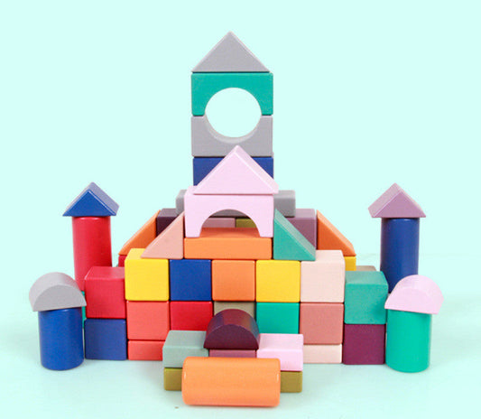 Wooden Building Blocks for Kids – Educational Toy Set for Early Development