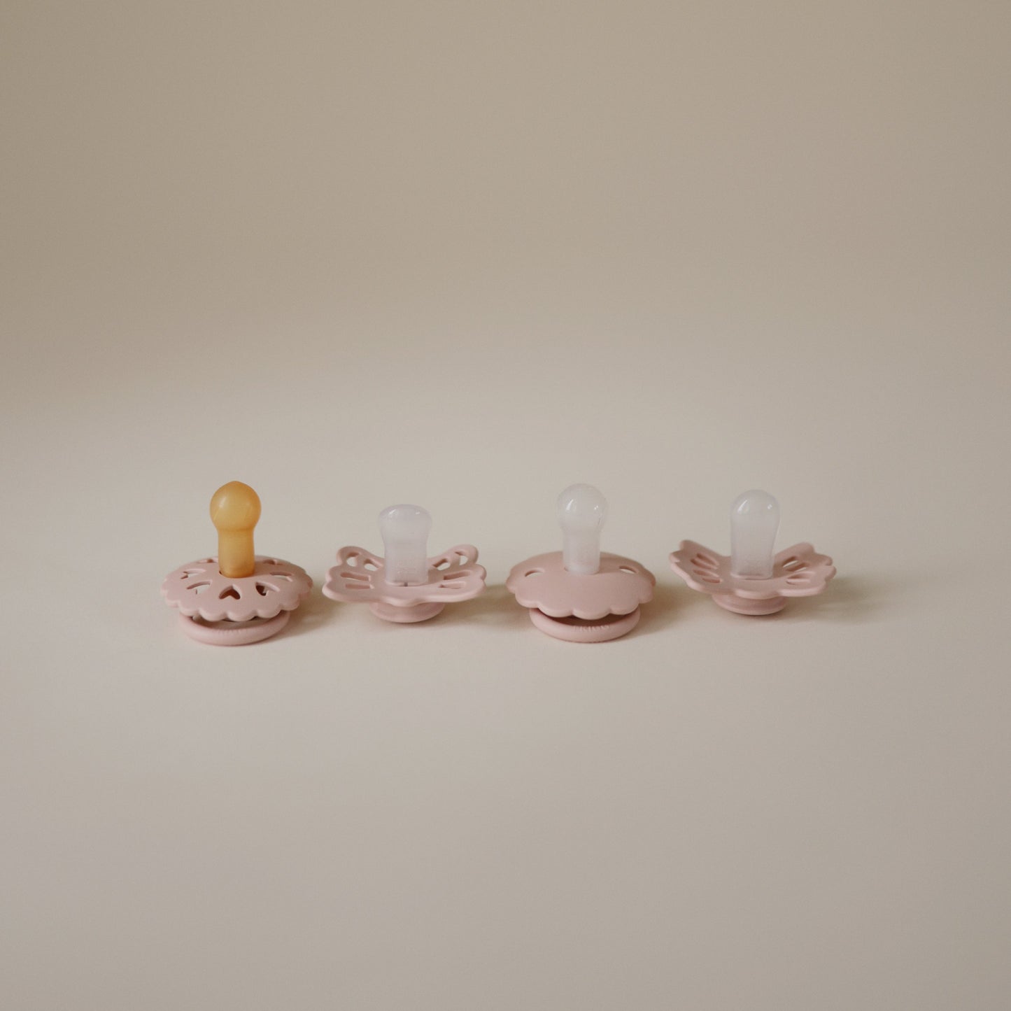 FRIGG Baby's First Pacifier | Blush 4-Pack