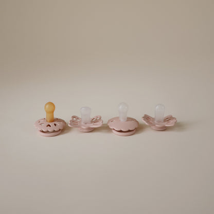 FRIGG Baby's First Pacifier | Blush 4-Pack