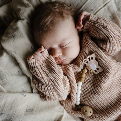 FRIGG Baby's First Pacifier | Blush 4-Pack