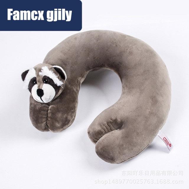 U-shaped Animal Travel Pillow